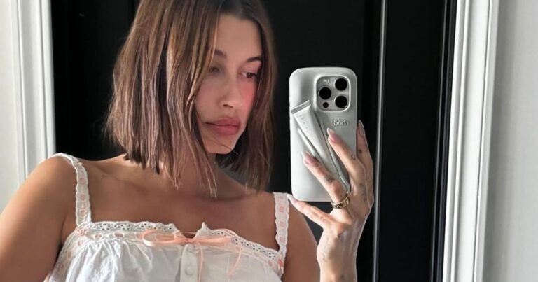 Hailey Bieber’s New Personalized Ring Is a Nod to Her Son Jack Blues Hailey Bieber’s New Personalized Ring Is a Nod to Her Son Jack Blues